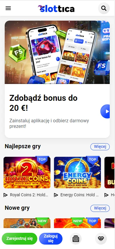 Casino Slottica Mobile app