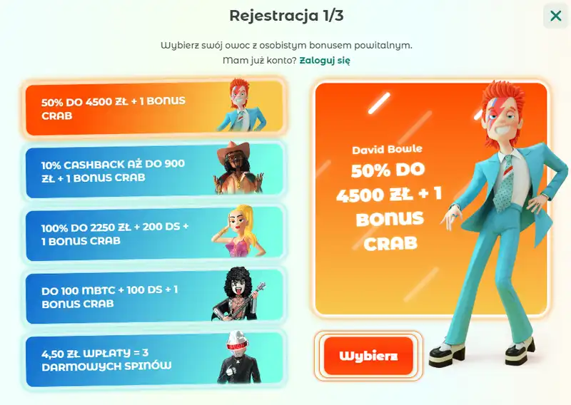 Kasyno Neon54 Official Registration page