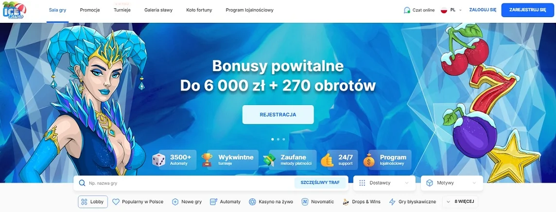 Przegląd kasyna Ice